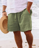 Martin - Bequeme Herren-Shorts mit lockerer Passform in Grün