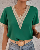 TANJA | Elegantes damen t-shirt in Grün