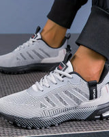 Delphine | Trendy Schnürung Low Top Comfy in Grau