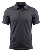 Dario | Atmungsaktives Stretch Poloshirt in Hafengrau