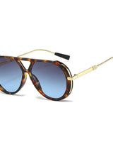 Liva | Stilvolle Sonnenbrille mit UV-Schutz in Grau / Blau