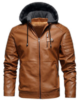HERITAGE RACER - LEDERJACKE in Braun