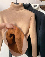 Charles | Maxi-Komfortpullover mit Rollkragen in Beige