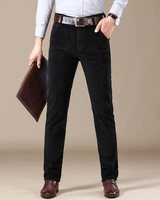 Cecilio™ Premium Corduroy Hosen in Schwarz