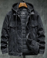 BLACKHAWK DENIM-JACKE in Schwarz