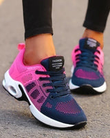 Gianna - Sneakers mit Profilsohle in Blau/Rosa