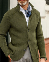 Beck™ - Zeitloser Strickcardigan in Grün