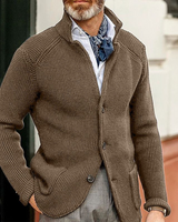 Beck™ - Zeitloser Strickcardigan in Braun