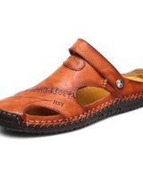 Arlo - Riemensandalen in Dunkelbraun