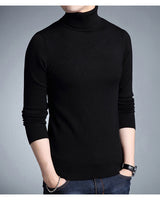 Herren-Rollkragenpullover - KORELIN in Schwarz
