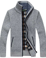 TOMAS – Baumwolljacke für Herren in Hellgrau