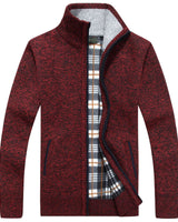 TOMAS – Baumwolljacke für Herren in Weinrot