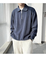 Hubert - Britischer Eleganz-Pullover für Herren in Blau