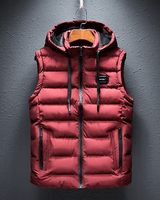 GRIFFINE – Ärmelose Outdoor-Jacke in Rot