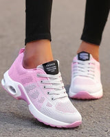 Gianna - Sneakers mit Profilsohle in Rosa/Weiß