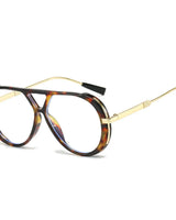 Liva | Stilvolle Sonnenbrille mit UV-Schutz in Schildpatt Schwarz / Transparent
