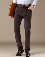 Cecilio™ Premium Corduroy Hosen in Dunkelbraun