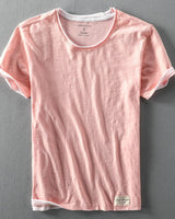 Himasha - Baumwoll Hemd Mit Kurzen Ärmeln in Rosa