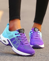 Gianna - Sneakers mit Profilsohle in Lila/Himmelblau