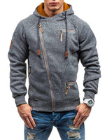 Lyona | Modischer Pullover Winterjacke Herren in Dunkelgrau
