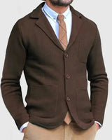 Bren™ | Casual Slim Blazer für Herren mit Taschen in Dunkelbraun