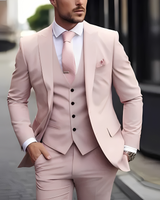 Abenner - Eleganter dreiteiliger Anzug in Rosa