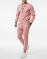 Herren Trainingsanzug Set -  Kirk in Rosa