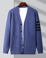 Eleganter Pullover für Männer für die Übergangszeit - SHENO in Blau