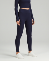 Hoch Taillierte Sportleggings - MoveEase in Dunkelblau
