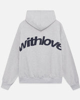 Unisex Pullover Hoodie Regular Fit mit langen Ärmeln in Grau
