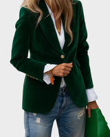 Aria - Maßgeschneiderter Blazer für einen makellosen, schicken Look in Grün