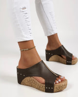 Cora | Leicht Atmungsaktiv Sandalen in Braun
