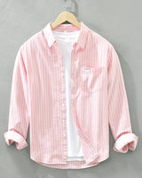 Jonas™| Leinenhemd in Rosa
