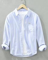 Jonas™| Leinenhemd in Blau