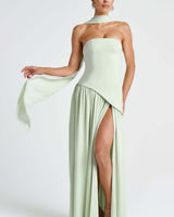 Iris - Velicius Maxi Kleid in Grün