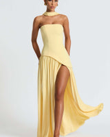Iris - Velicius Maxi Kleid in Gelb