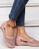 Tegan - Modische Sandalen mit Muster in Rosa