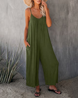 Mahdi - Gemütlicher Jumpsuit mit Taschen in Grün