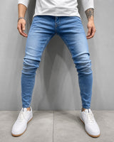 Keelan - Modische Slim Fit Röhrenjeans in Blau