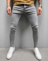 Keelan - Modische Slim Fit Röhrenjeans in Grau