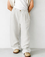 Hashim - Bequeme Weite Plissierte Hose in Grau