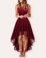 Airish - Faszinierendes asymmetrisches Kleid in Rot