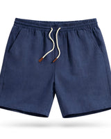 Barnett - Lässige Shorts mit elastischem Bund in Blau