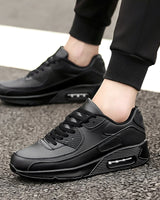 Anton - Stilvolle gepolsterte Sneakers in Schwarz