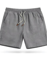 Barnett - Lässige Shorts mit elastischem Bund in Grau