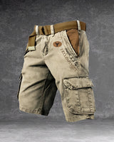 Cole - Komfortable Cargo-Shorts für Herren, ideal für Abenteuer in Khaki