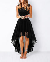 Airish - Faszinierendes asymmetrisches Kleid in Schwarz