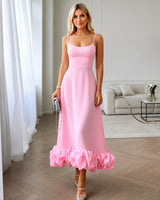 Cecily - Anmutiges Midikleid in Rosa