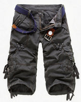 Wade - Klassische Cargoshorts in Schwarz