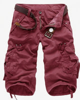 Wade - Klassische Cargoshorts in Rot